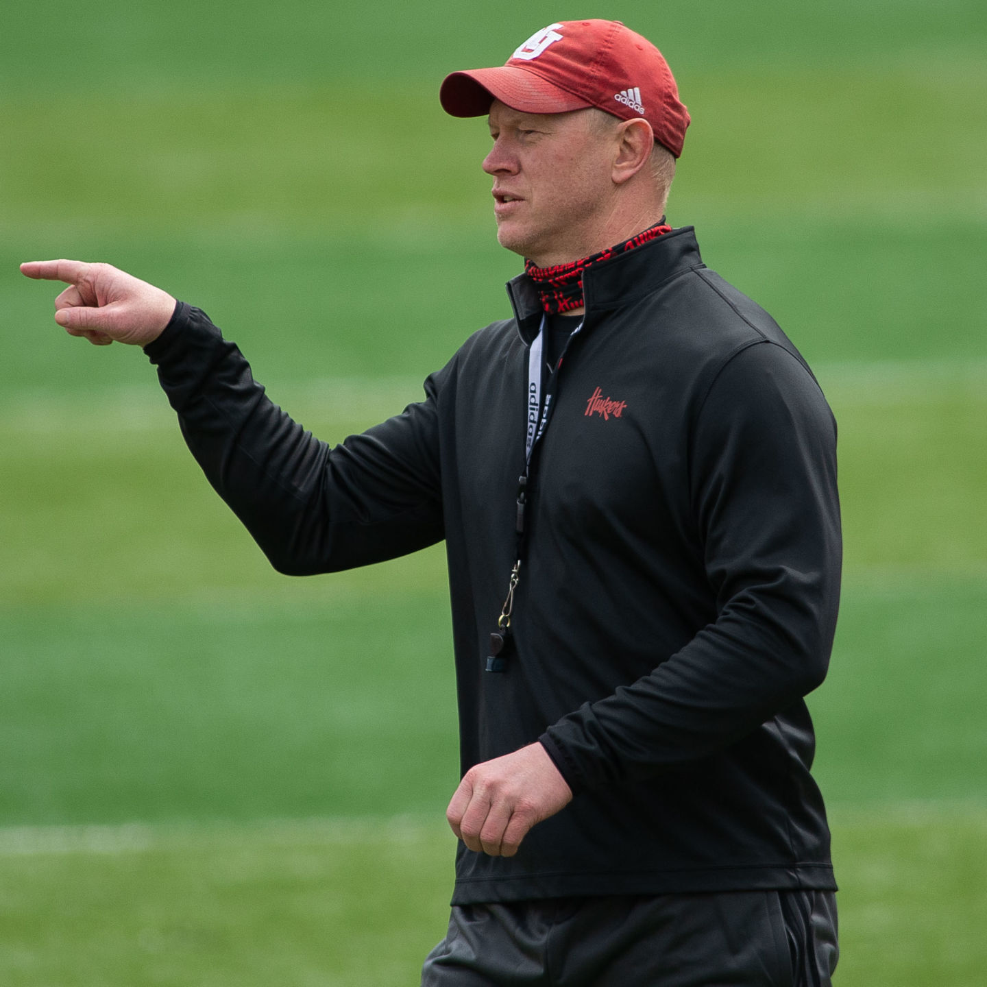 Nebraska football practice, 4.17